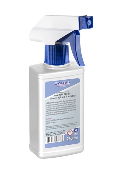 Tauss CABMIX / SPRAY (Kullanıma Hazır Asansör Kabin Temizleyici & Parlatıcı) 250 ml