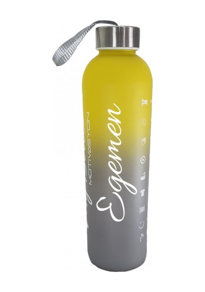 Kişiye Özel Renkli 750 Ml Motivasyon Cam Su Matarası Hk2709 001