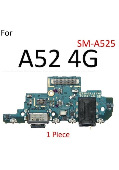 Samsung Uyumlu Galaxy A52 Full Şarj Soketi Kulaklık Soketi