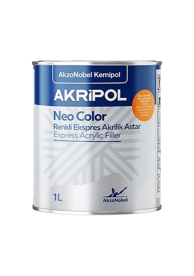 Akzonobel Akripol Neo Color Renkli Astar Kiremit Kırmızı 2.5 Lt