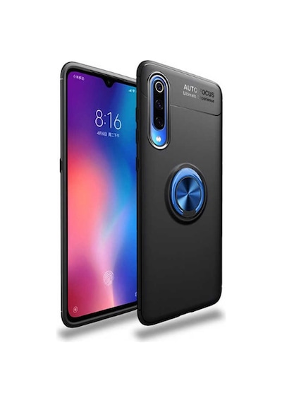 Xiaomi Mi 9 Kılıf Yüzüklü Kamera Korumalı Range Ring Silikon Kılıf