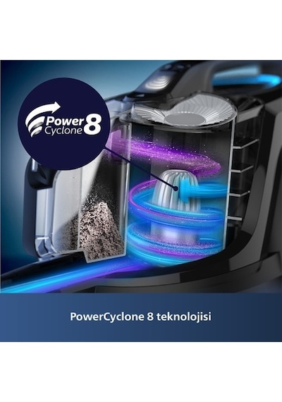 Philips XB7150/07 Marathon Daily 900 W Toz Torbasız Elektrikli Süpürge