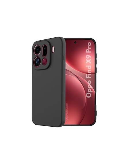 Oppo Find X9 Pro Uyumlu Silikon Kılıf - Pastel Renk Tonu Kamera Korumalı Esnek Kapak - Siyah