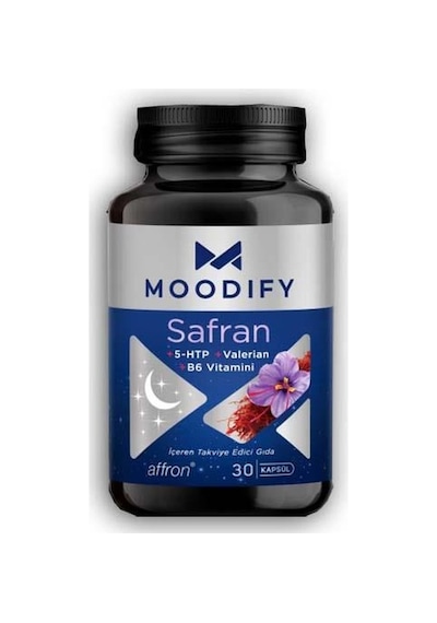 Moodify SafranTakviye Edici Gıda 30 Kapsül