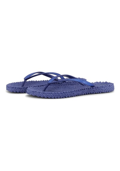 Blue Web Cheerful01 - Lacivert Simli Parmak Arası Terlik-14277