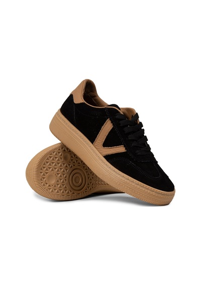 Deery Kadın Hakiki Süet Siyah Sneaker Ayakkabı - N0170zsyhc01 Siyah