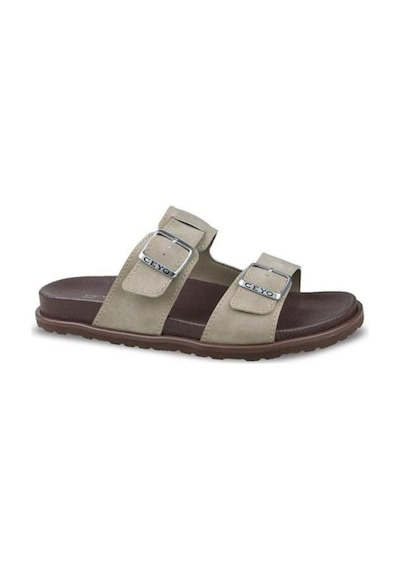 Ceyo 9989 Anatomik Taban Erkek Terlik Bej 40-45 Bej