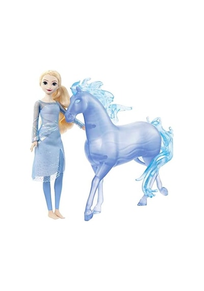 Mattel Karlar Ülkesi Elsa Ve Güzel Atı Nokk Karlar Ülkesi Oyuncakları, Elsa Bebek Ve Su Nokk'u Figürü Hlw58