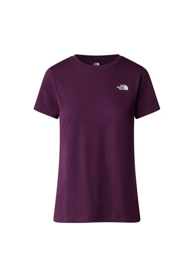 The North Face W S/s Sımple Dome Slım Tee Kadın T-shirt Nf0a87nhv6v1 Mor
