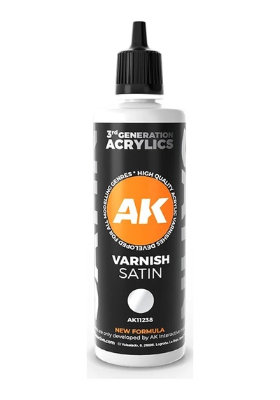 Ak Interactive 11238, 100 Ml. Yarı Mat Vernik Standart