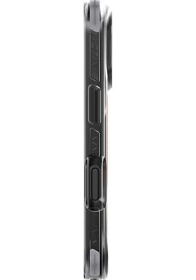Apple Uyumlu iPhone 17 Pro Max Kılıf Combat Active Bilek Kayışı İle Kolay Taşıma Üç Katmanlı Koruyucu Kapak Siyah