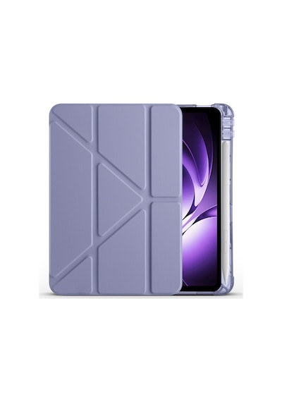 Redmi Pad K 8.8 İnç Uyumlu Kalem Bölmeli Uyku Modlu Katlanabilir Trifolding Tablet Kılıfı Kapaklı Kılıf