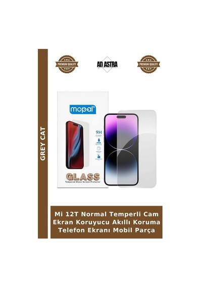 Mi 12t Normal Temperli Cam Ekran Koruyucu Akıllı Koruma Telefon Ekranı Mobil Parça