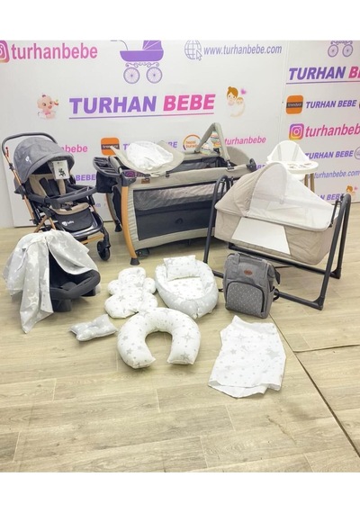 Yeni Doğan Premium Bebek Çeyiz Seti Çift Yönlü Bebek Arabası Park Beşik Tekstil Seti... Gri Gri Yeni Doğan Premium Bebek Çeyiz Seti Çift Yönlü Bebek Arabası Park Beşik Tekstil Seti... Gri Gri