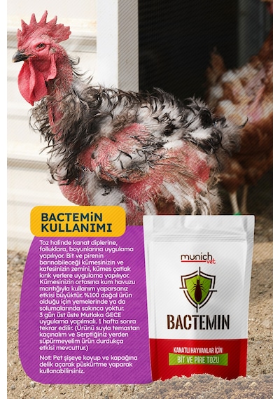Bactemin Kanatlı Hayvan Bit Pire Tozu 500 Gr