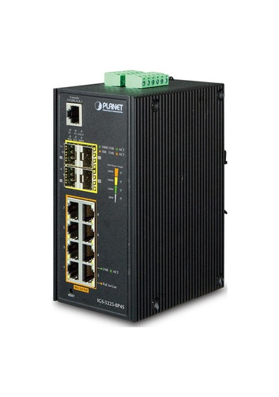 Planet Pl-Igs-5225-8P4S Endüstriyel Tip Yönetilebilir Ethernet Sw