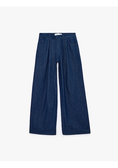 Koton Koton X Sima Tarkan - Rahat Kalıp Cepli Düğmeli Pileli Geniş Paça Denim Pantolon Koyu İndigo 6sal40251md Indigo Koton Koton X Sima Tarkan - Rahat Kalıp Cepli Düğmeli Pileli Geniş Paça Denim Pantolon Koyu İndigo 6sal40251md Indigo