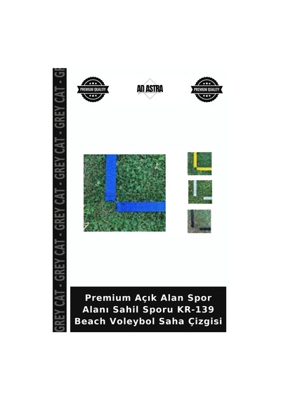 Premium Açık Alan Spor Alanı Sahil Sporu Kr-139 Beach Voleybol Saha Çizgisi
