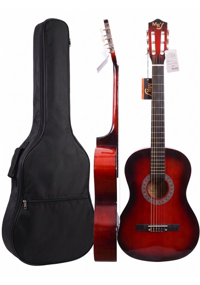 Manuel Raymond 10-13 Yaş Solak Gitar, Çocuk Gitarı, Klasik Gitar Mrc275lh Rb Kırmızı 3/4-7/8
