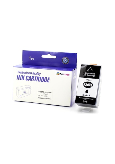 Hp 920Xl Cd975A /6000 /6500 /7000 /7500 Siyah Uyumlu Kartuş