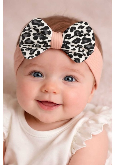 Leoparlı Bandana 6130 Koyu Bej Koyu Bej