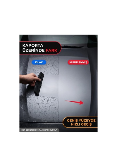 Premium Tam Silikon Araç Oto Çekçek 30 Cm Çiziksiz Cam Ve Kaporta Kurulama Aparatı