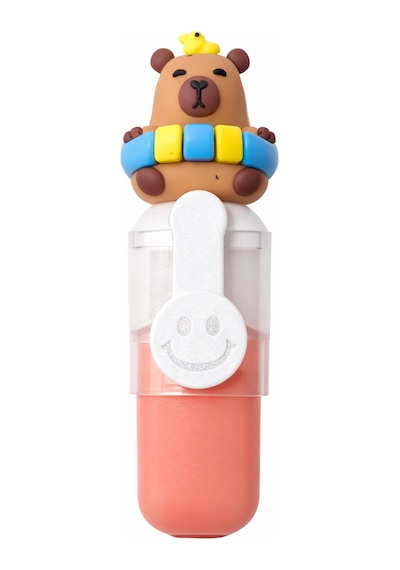 Sevimli Mini Fosforlu Keçeli Kalem-6lı Set-mini Ayıcık Başlıklı-fosfor02