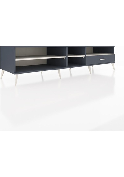 Kronos Tv Ünitesi 3 Raflı Tek Çekmeceli 220x59x51 Antrasit-aytaşı/antrasit Aytası/antrasıt - Antrasıt Kronos Tv Ünitesi 3 Raflı Tek Çekmeceli 220x59x51 Antrasit-aytaşı/antrasit Aytası/antrasıt - Antrasıt