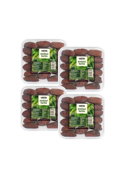 Lüks Medjoul Hurma Yumuşak Etli Büyük Boy 4 Adet X 300 Gr 300 G