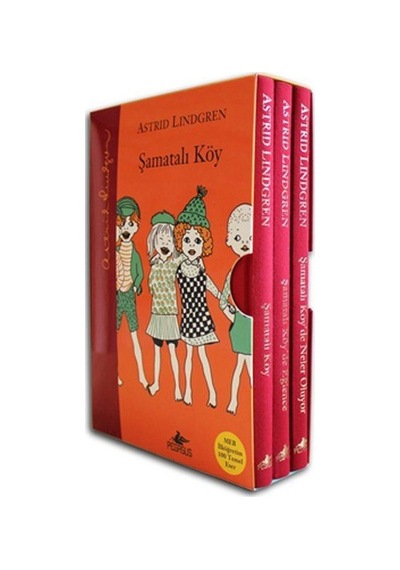 Şamatalı Köy Kutulu Özel Set-3 Kitap Takım - Astrid Lindgren - Pegasus