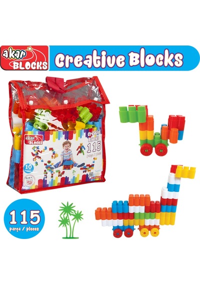 05-077 115 Parça Creatıve Çanta Akar Oyuncak