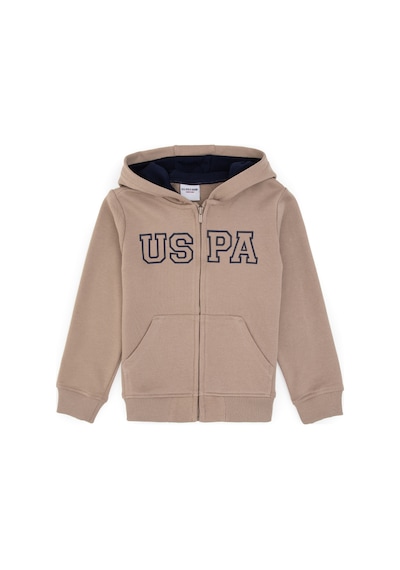 U.s. Polo Assn. Erkek Çocuk Koyu Bej Hırka Örme 50313844-vr088 Koyu Bej