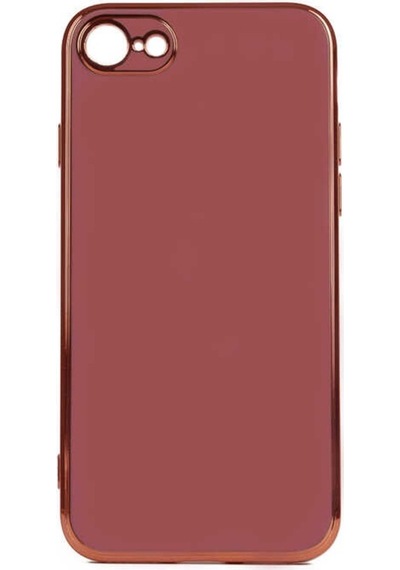 Apple Uyumlu iPhone Se 2020 Kılıf Zore Bark Kenarları Altın Renk Kılıf