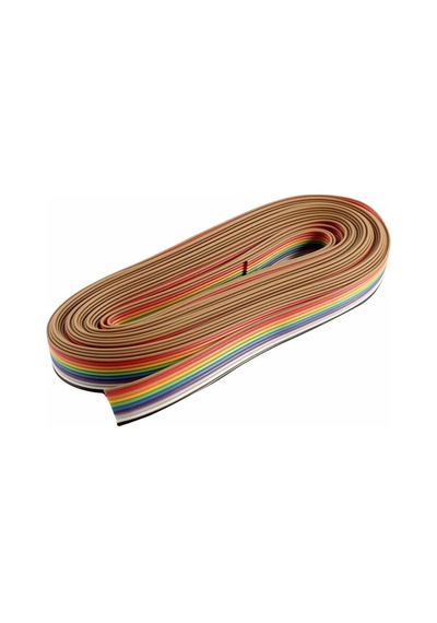 10 Pin Bant Flat Kablo 0.22 mm 1 metre