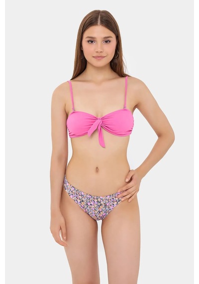 Hiccup Yay Detaylı Bikini Takımı Karanfil Pembesi