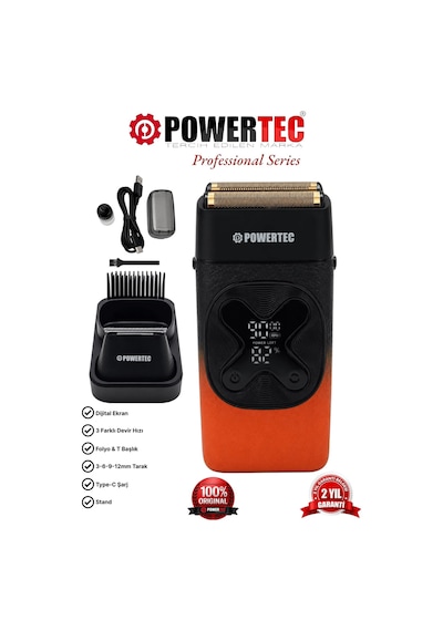 Powertec Tr-700 2in1 Günlük Sakal Tıraş Makinesi