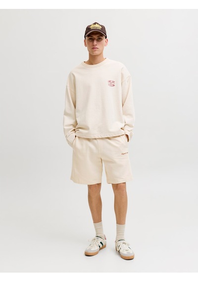 Jack & Jones Karl Norrebro Erkek Krem Şort 12292565-anw