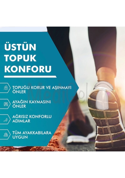 Medigel MG11 - Topuk Ve Ökçe Koruma Ayakkabı Vurma Önleyici Jel Ped