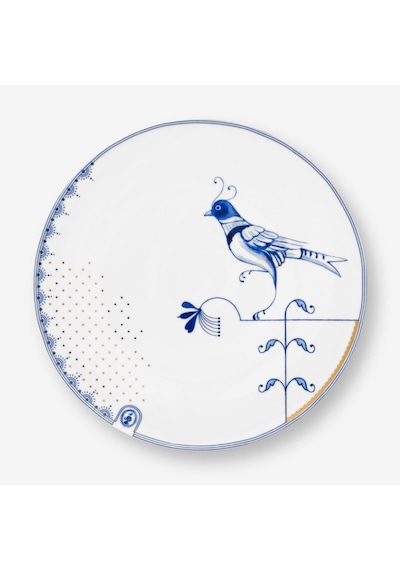 Beyaz Porselen Yemek Tabağı 25,5 Cm