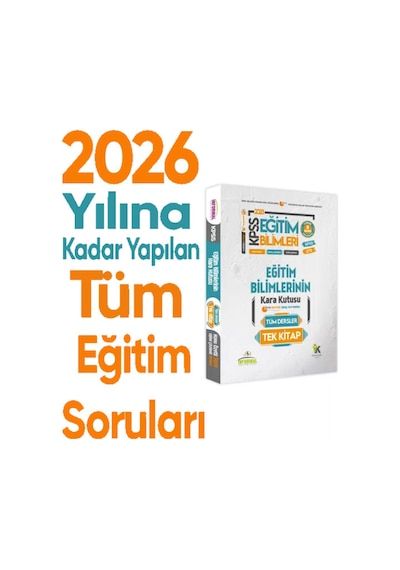 KPSS-AGS Eğitim Bilimlerinin Kara Kutusu Tüm Dersler Tek Kitap Özetli Çözümlü Çıkmış Soru Bankası