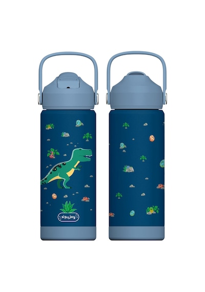 Sipnjoy - Flipsip Çocuk Su Termosu 550 Ml - Dino Roar