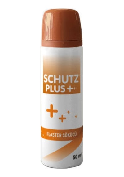 Schutz Plus Flaster ve Yapışkanlı Örtü Sökücü Sprey 50Ml - 3 Adet