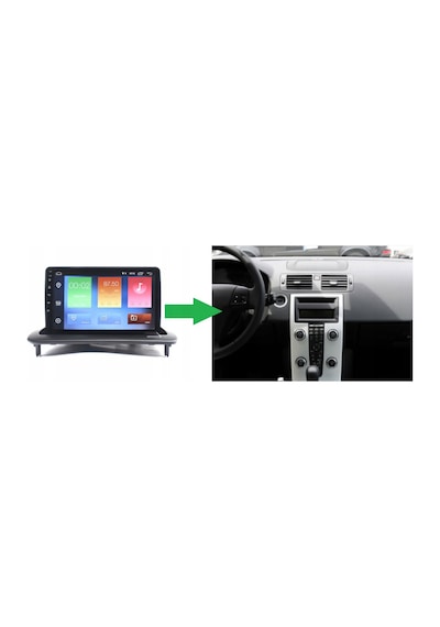 Volvo S40 - Araç Multimedya Ekran - 2gb 32gb - S - Black - 2005 - 2007 - 9 Inch - Cadence - Upg