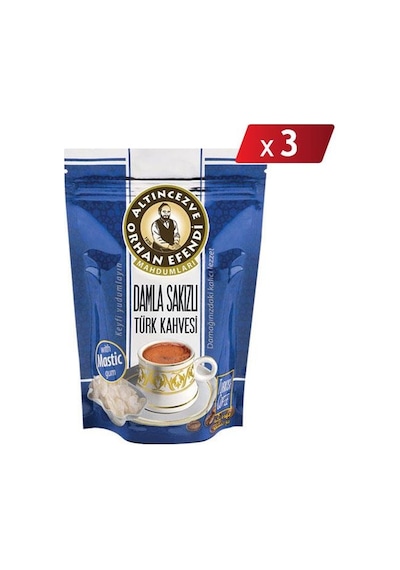 Altıncezve Orhan Efendi Damla Sakızlı Türk Kahvesi 3 x 100 G