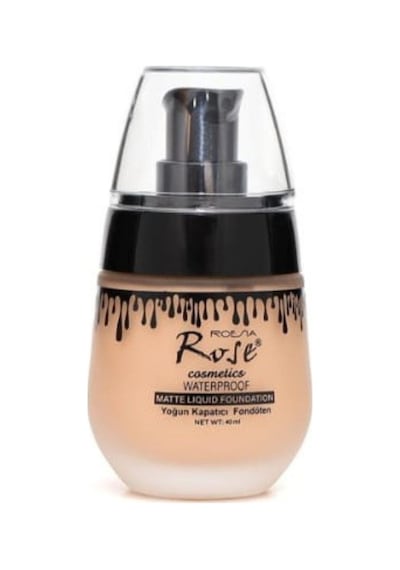 3b Trend Rose Waterproof Mat Likit Fondöten No:2 Yoğun Kapatıcı, Suya Dayanıklı, Uzun Süre Kalıcı N.02