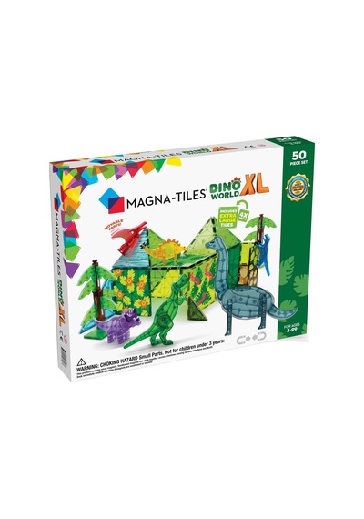 Magna-tiles - Dinozor Dünyası - 50 Parça - Xl