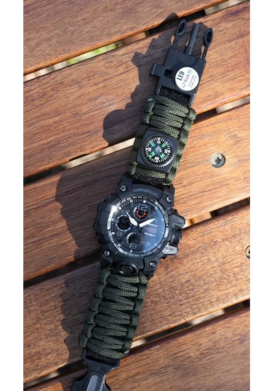 North Pacific 5 In 1 Kampçı Outdoor Kol Saati Çok Fonksiyonlu