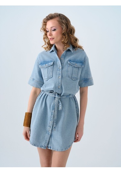 LOFT Regular Fit Kadın Elbise Lf2039911 Q1.v1 Denim