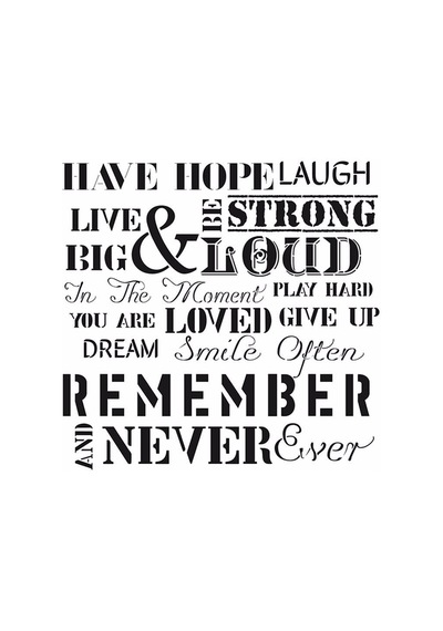 Home Decor Stencıl Hd-57 45X45