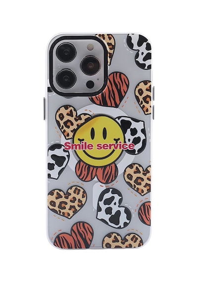 Ilkeshop Newface Apple iPhone Uyumlu 14 Pro Max Kılıf Apollo Magneticsafe Desenli Kapak - Apollo Şeffaf - 2